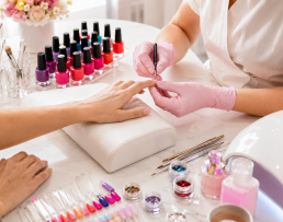 Bright Manicure Table