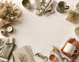 Gift Wrap Flat Lay