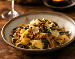 Pasta and Mushrooms