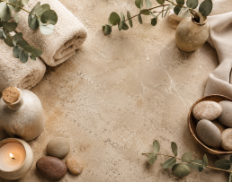 Towels and Eucalyptus
